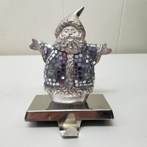 Santa Sleigh Christmas Stocking Holders Mantle - Picture 2 of 6